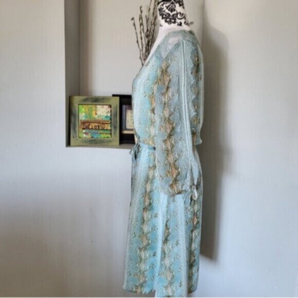 EsQualo Lace Chiffon Summer Dress NWT Sz 6 - Picture 8 of 14